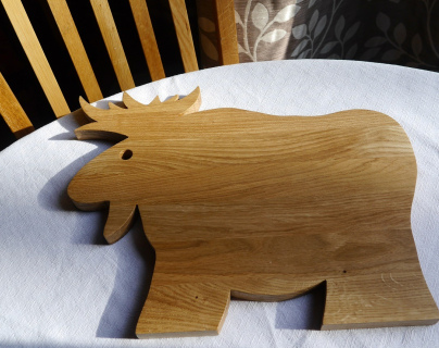 Lõikelaud "Põder" (teravad sarved)