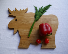 Lõikelaud "Põder" (teravad sarved)