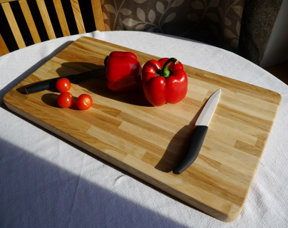 Lõikelaud "Suur nelinurk" ca 55x30cm (30mm paksune)